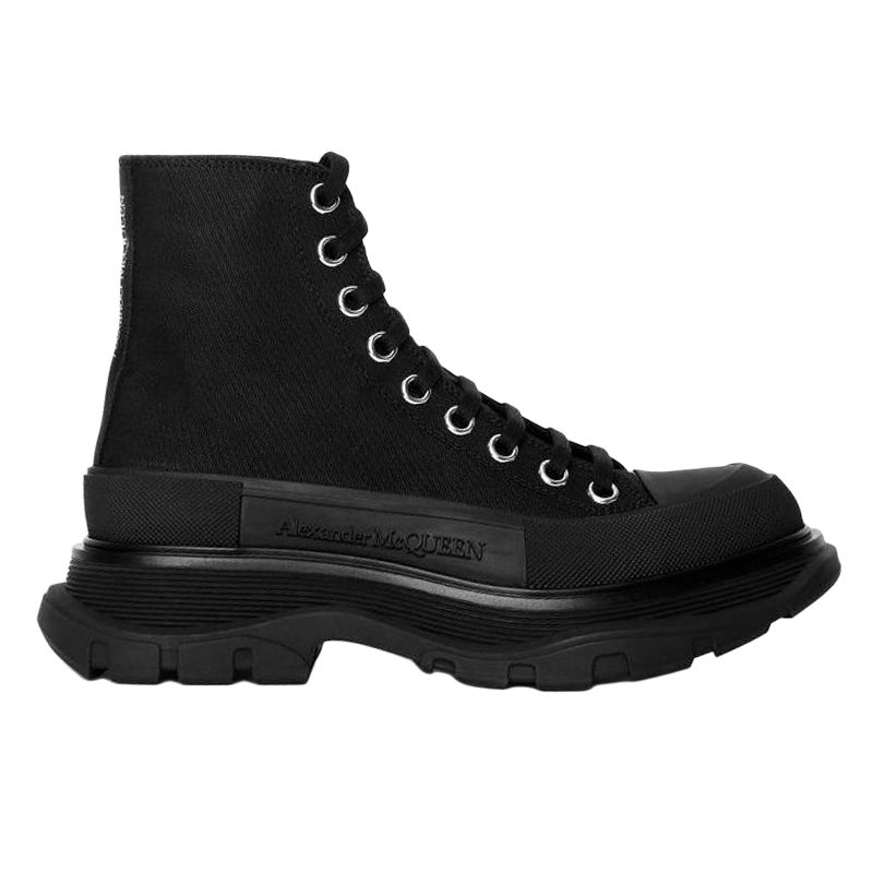 Женские ботинки Alexander McQueen Tread Slick (черные) — фото 2