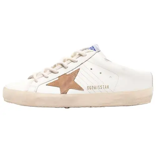 Golden Goose Super-Star Sabot Leather Sneakers