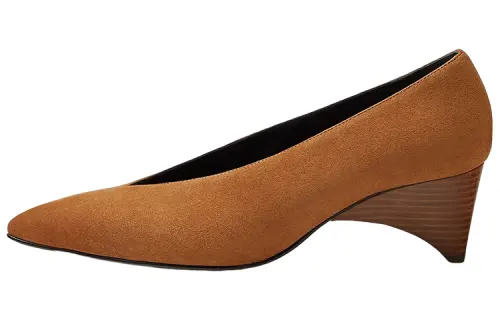 HERMES Leather Fashion Women's Casual Shoes Women's Brown