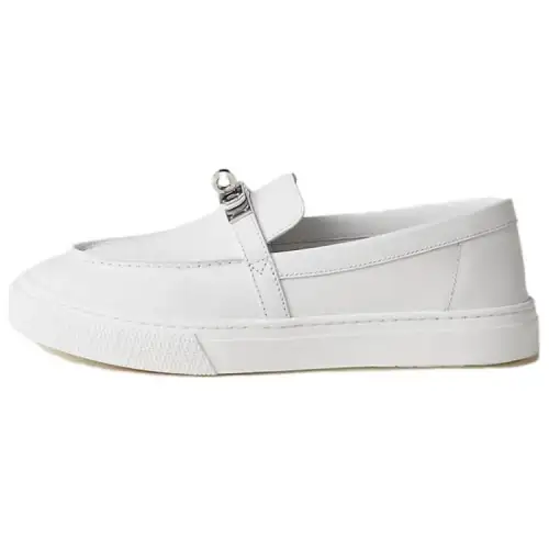 HERMES Game Leather Skateboard Shoes Women's