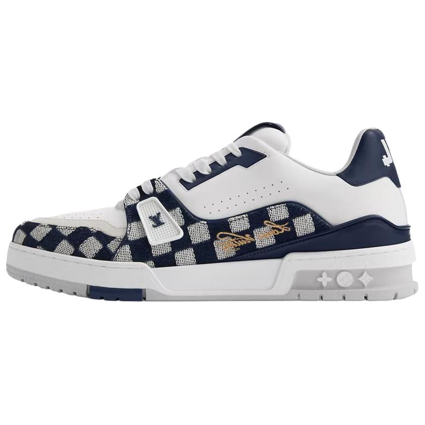 Кеды Louis Vuitton (бело-синие)
