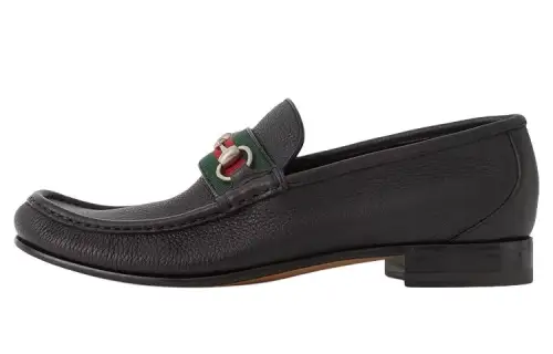 GUCCI Horsebit Loafers Black