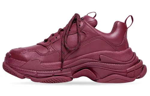 Balenciaga Triple S Sneakers 'Burgundy' Women's