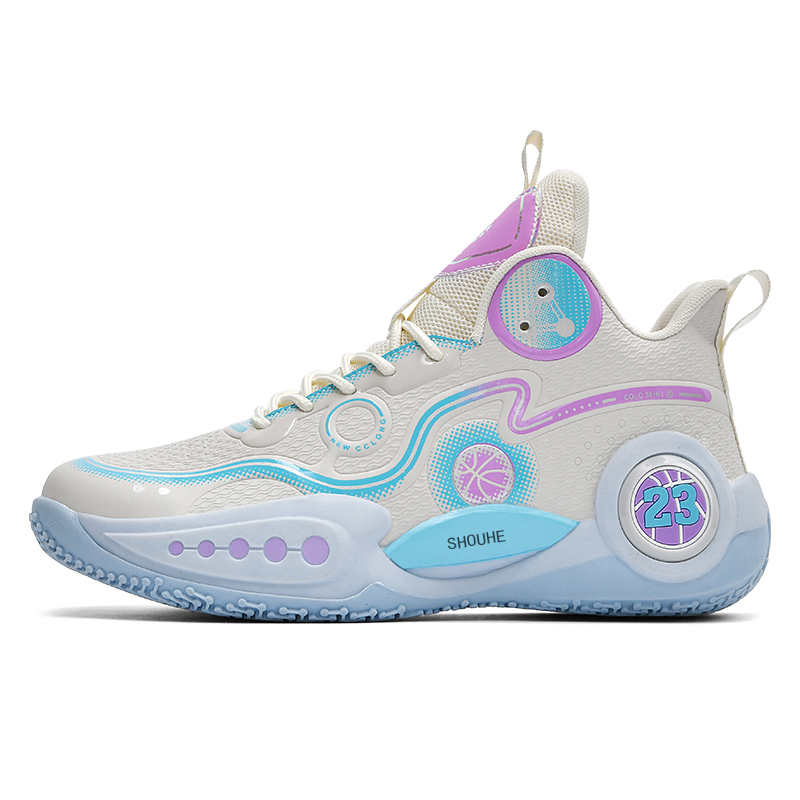 ！！！ Basketball Shoes Unisex High Top White