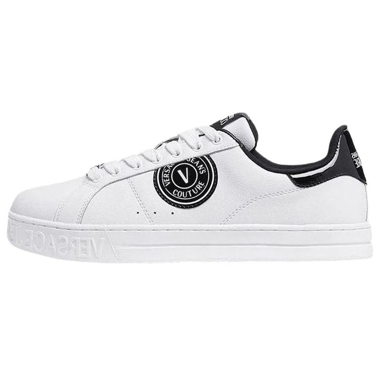 VERSACE JEANS Couture Court 88 Logo-patch Leather Sneakers