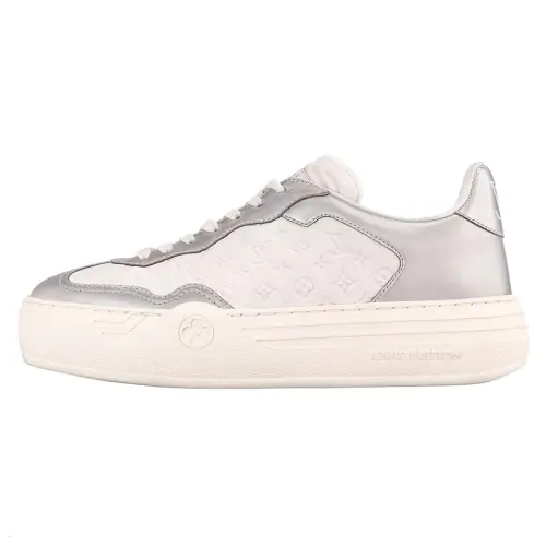 LOUIS VUITTON Lv Groovy Low top Skateboard Shoes Women's Silver
