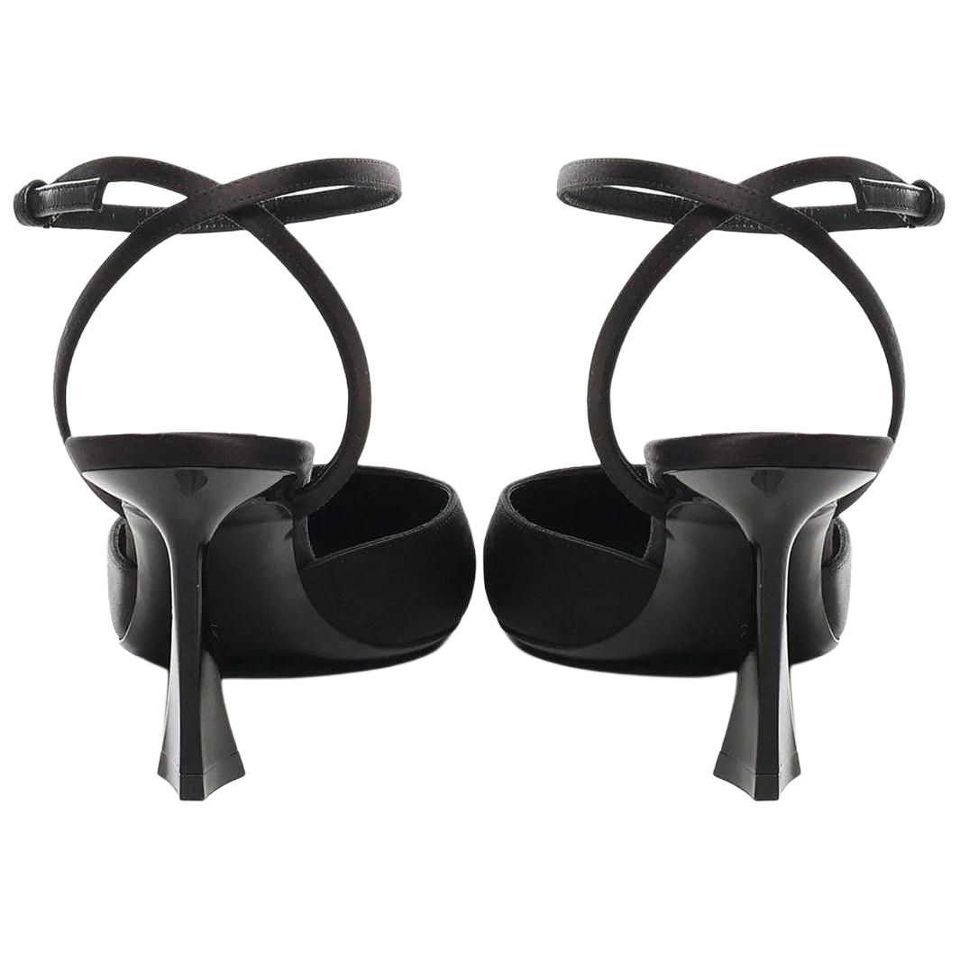 Женские туфли SAINT LAURENT AIMÉE 7.5cm (черные) — фото 5