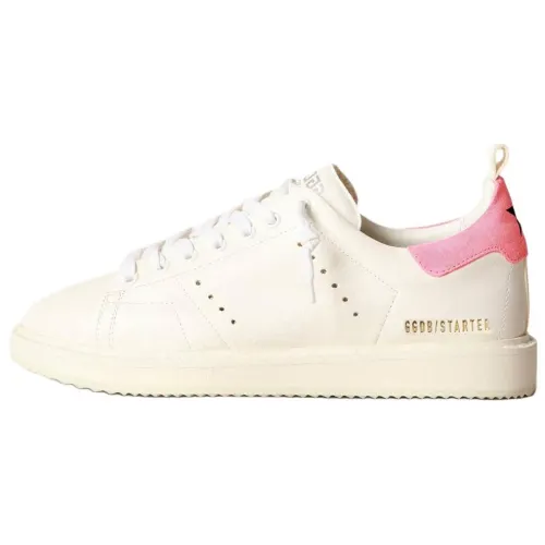 Golden Goose GGDB Starter Leather Low top Skateboard Shoes Women's White