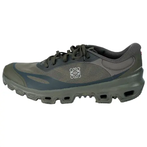 On x LOEWE Cloudventure 2.0 Low top Casual Shoes Men's Khaki Green