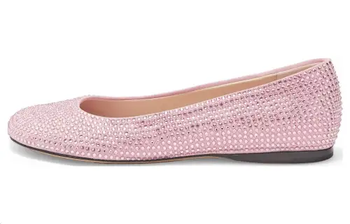 LOEWE Toy Rhinestoned Ballerina Shoes