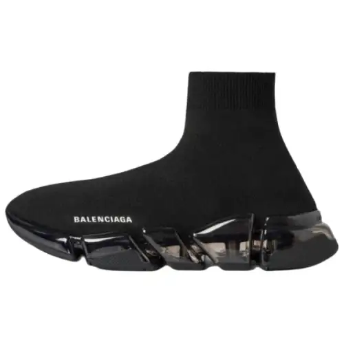 Balenciaga Speed 2.0 Clear Sole Black