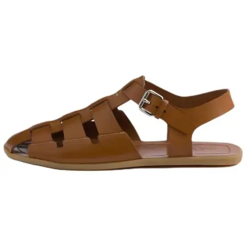 PRADA Roman Sandals Men's Brown