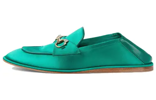 GUCCI Horsebit Women's Casual Shoes Women's Green