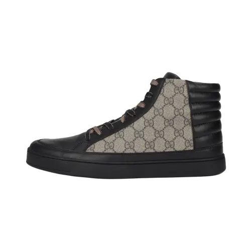 Gucci Gg Supreme High 'Black Tan'