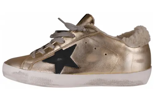 Golden Goose Super Star Sports Skateboard Shoes Women's Gold