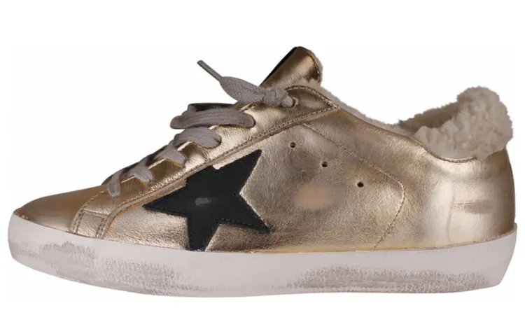 Golden Goose Super Star Sports Skateboard Shoes Women's Gold
