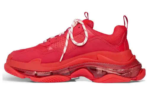 Balenciaga Triple S Sneaker 'Clear Sole - Red White Laces'