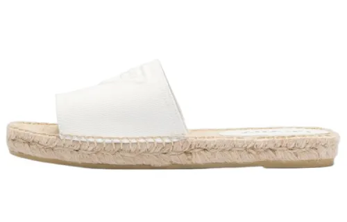 PRADA Slide Slippers Women's White