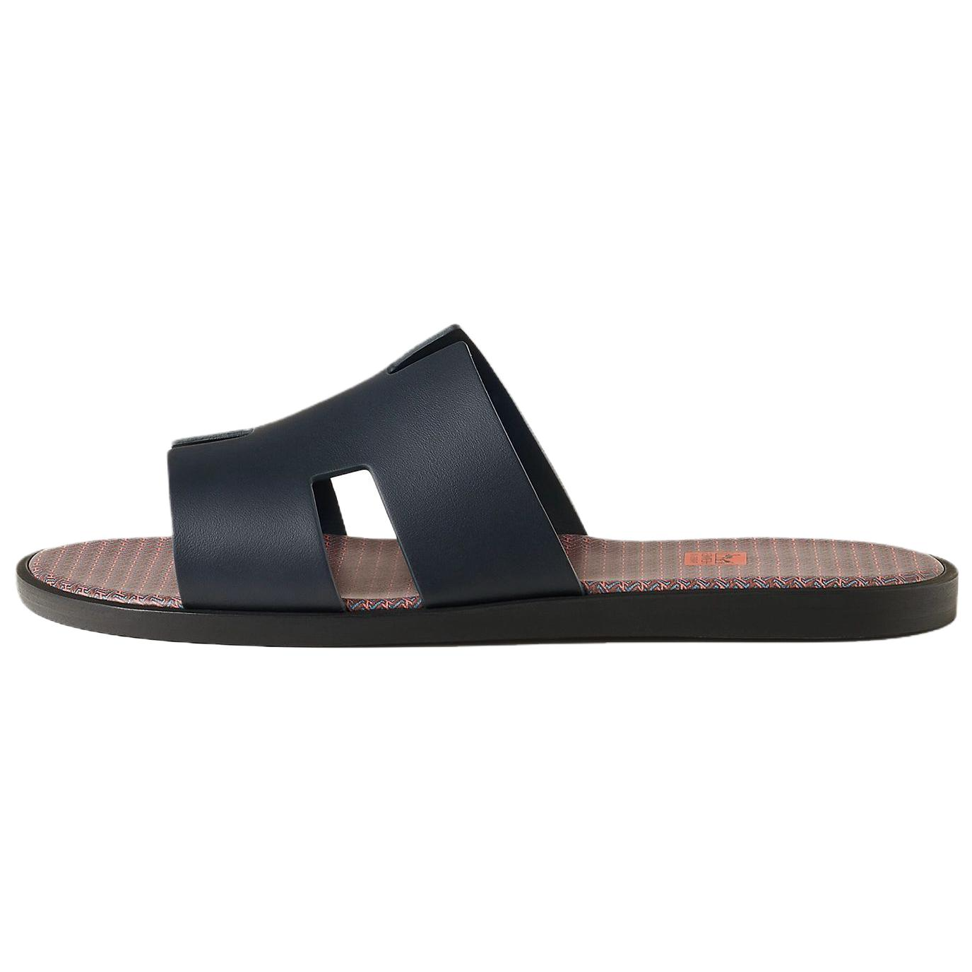 HERMES Izmir Slide Slippers 1.4cm Men's Black