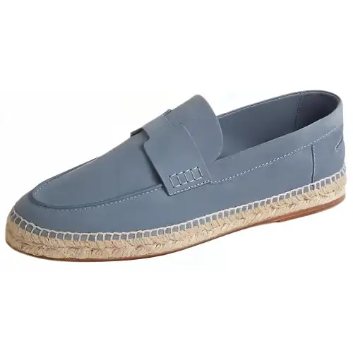 HERMES Trip Espadrilles Women's Dark Blue