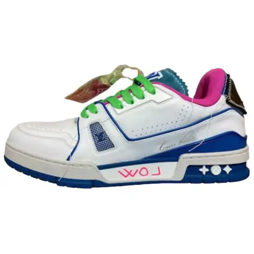 LOUIS VUITTON Trainer Neon Blue