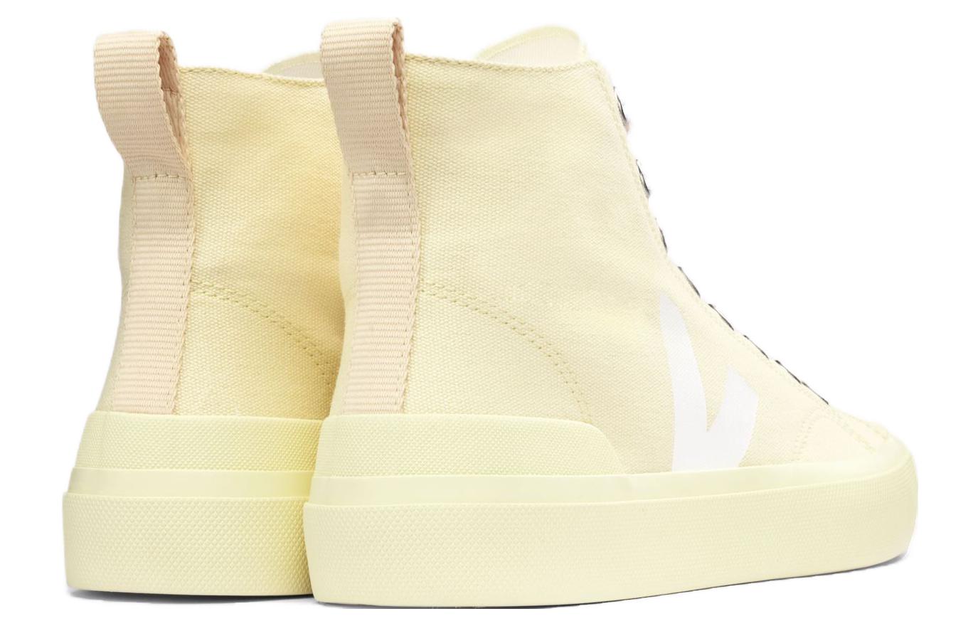 VEJA Abrasion Resistant Abrasion Resistant High top Skateboard Shoes Unisex Yellow