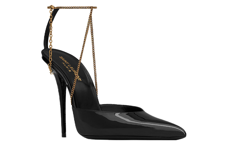 SAINT LAURENT Kayla Patent Pumps