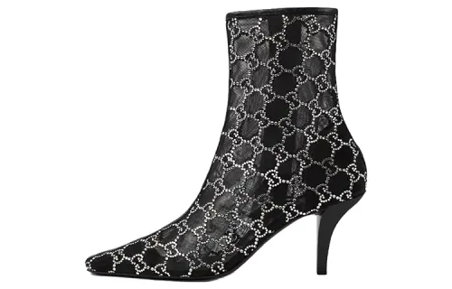 GUCCI 85mm GG-motif Ankle Boots