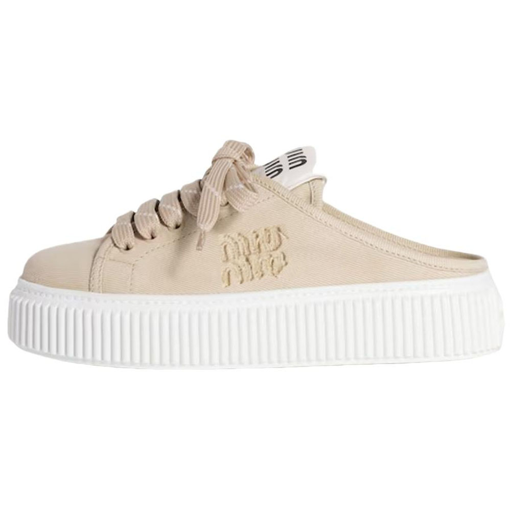 Женские сабо MIU MIU 4cm (коричневые)