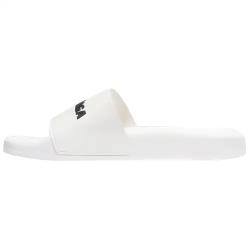 Balenciaga Logo Printed Slip On Slides Women's