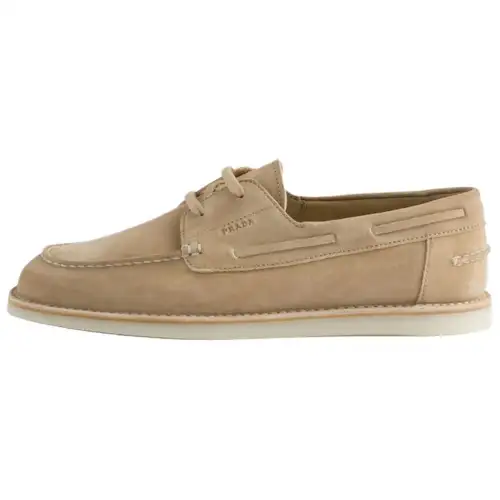 PRADA Men's Casual Shoes Men's Low Top Beige