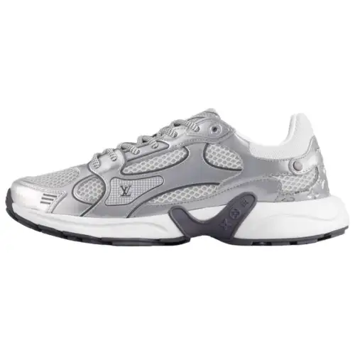 LOUIS VUITTON Olympia Low top Casual Shoes Women's Silver
