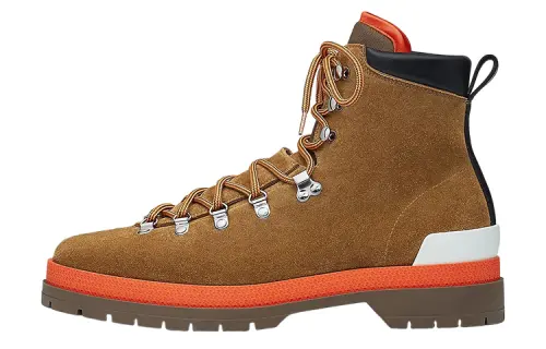 HERMES Denivele Ankle Boots Men's Brown