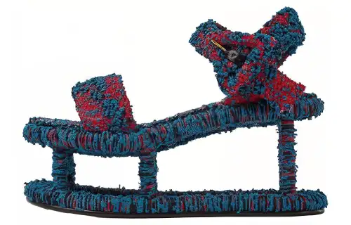 Bottega Veneta One Strap Sandals Women's Blue