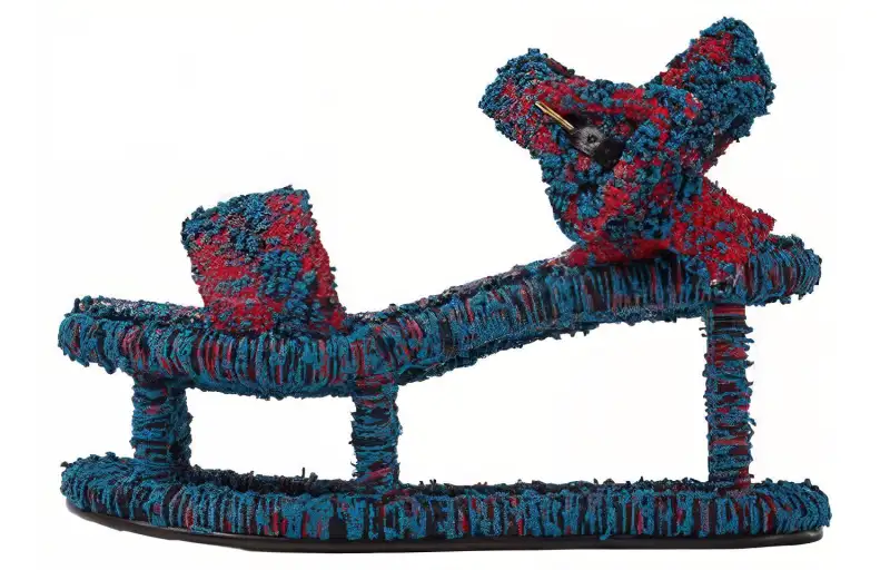 Bottega Veneta One Strap Sandals Women's Blue