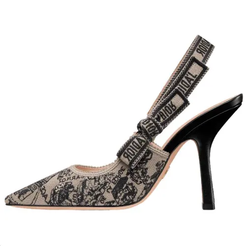 DIOR J'Adior Slim Heel High Heels 10cm Women's Beige