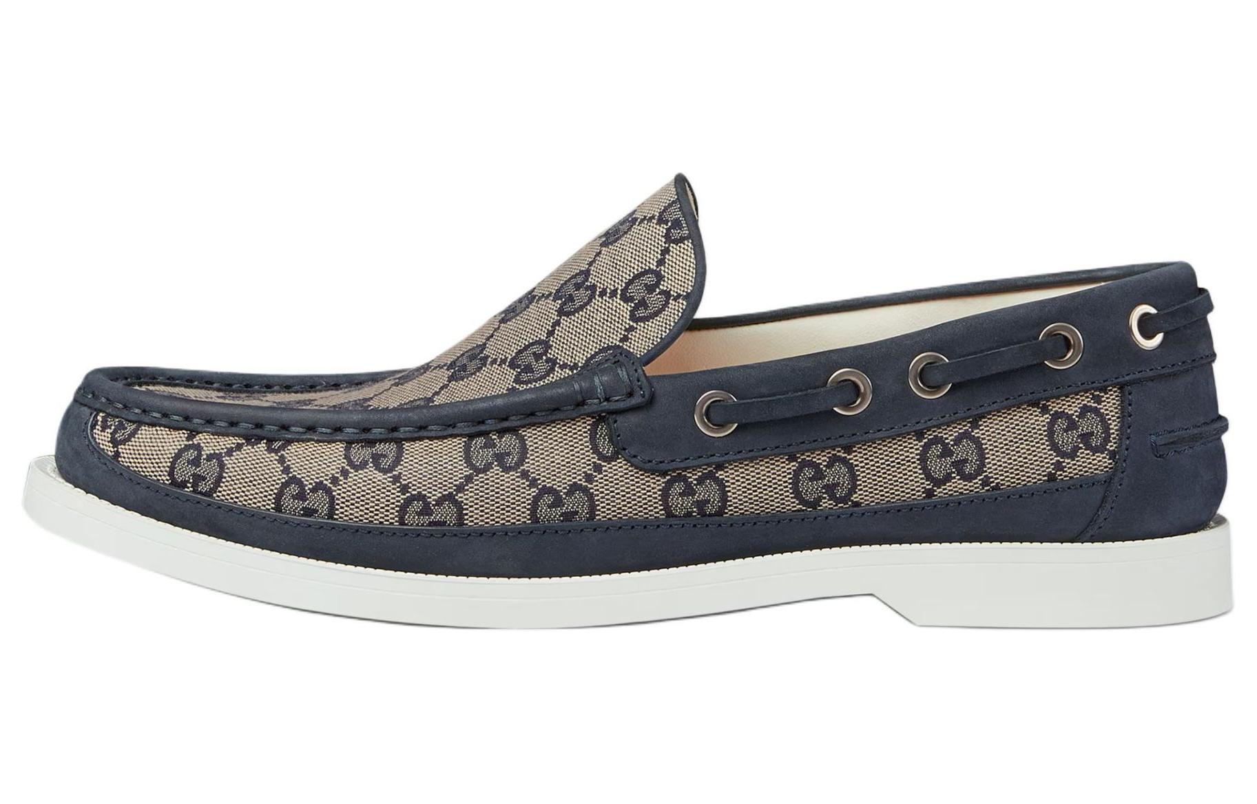 Мужские лоферы Gucci (синие)