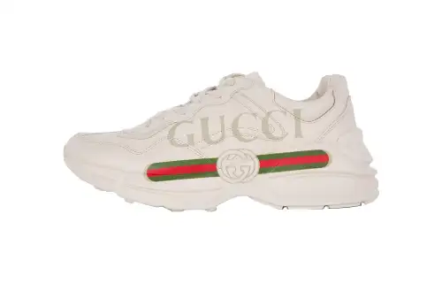 Gucci Rhyton Leather Sneaker Toddler 'Logo'