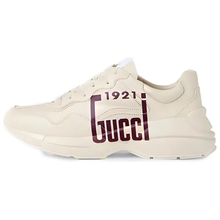 GUCCI Rhyton Low top Chunky Sneakers Men's Ivory