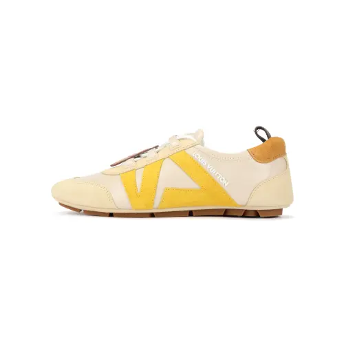LOUIS VUITTON Sneakerina German Army Trainers, Beige Blue Limited Edition 100 Pack Low top Casual Shoes Women's