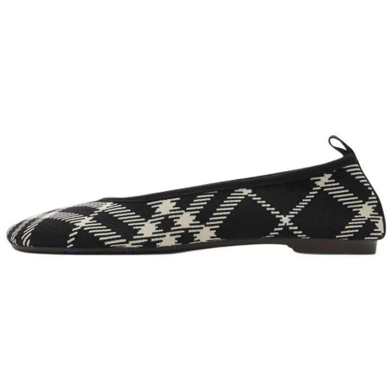 Burberry Ballerinas Casual Shoes Women's Black
