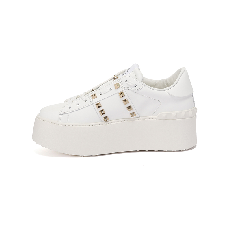 Женские кеды Valentino ROCKSTUD UNTITLED (белые)