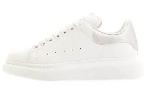 Alexander McQueen Oversized Sneakers 'Silver White' Women's