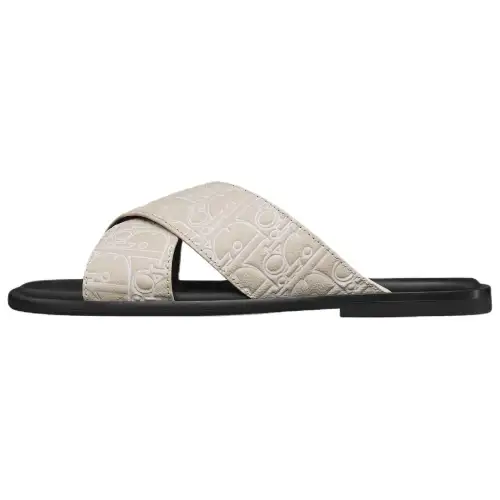 DIOR Alias Slide Slippers Men's Beige