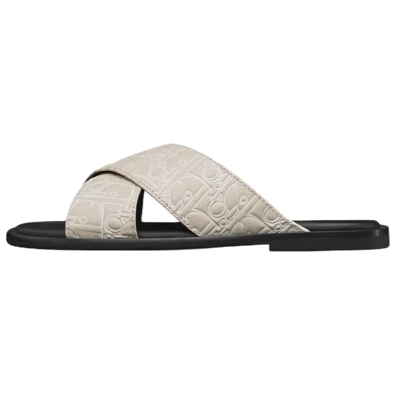 DIOR Alias Slide Slippers Men's Beige