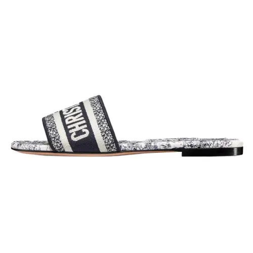 DIOR Dway Slide Slippers Women's Dark Blue