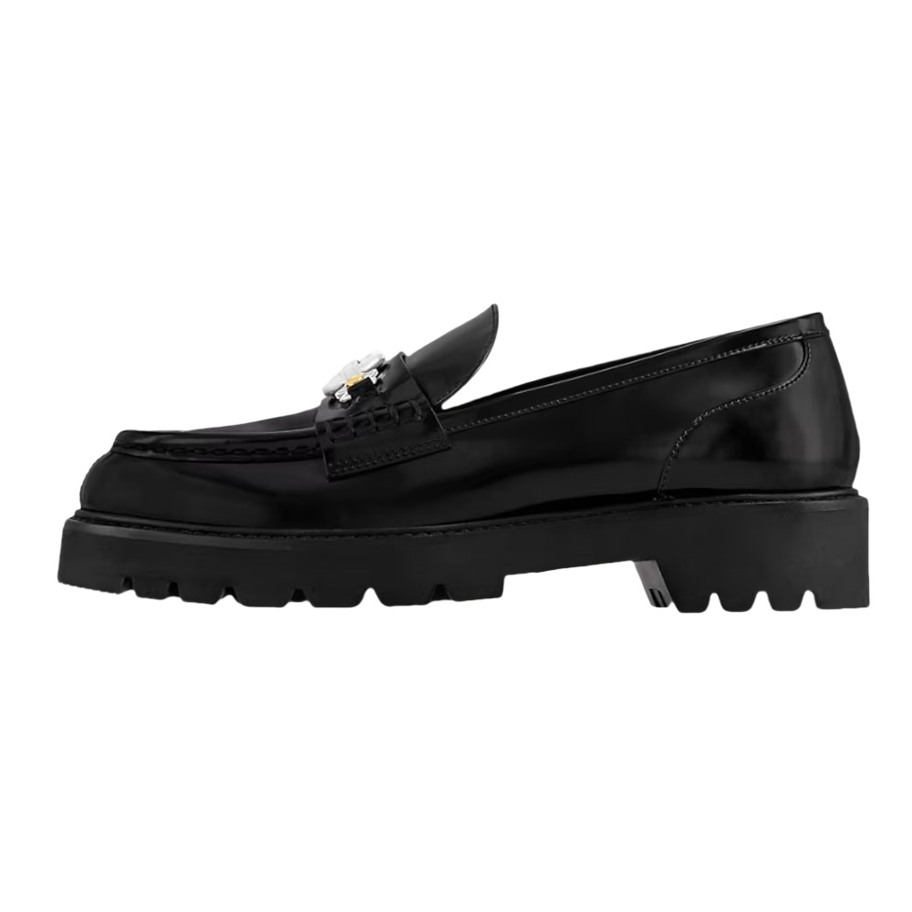 LOUIS VUITTON District Loafers 5CM Women's Black