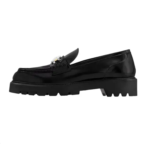 LOUIS VUITTON District Loafers 5CM Women's Black
