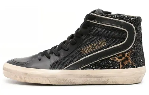 Golden Goose Slide High-top Leather Sneakers