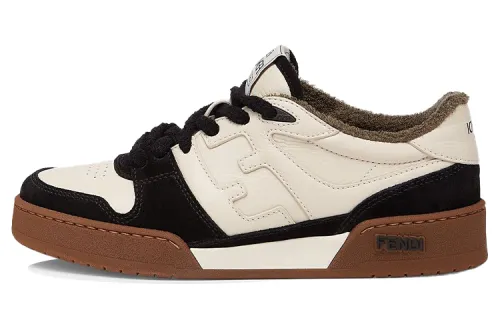 FENDI Round Toe Lace Up Sneakers Women's